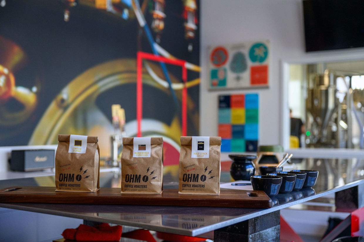 Ohm Coffee Roasters bags