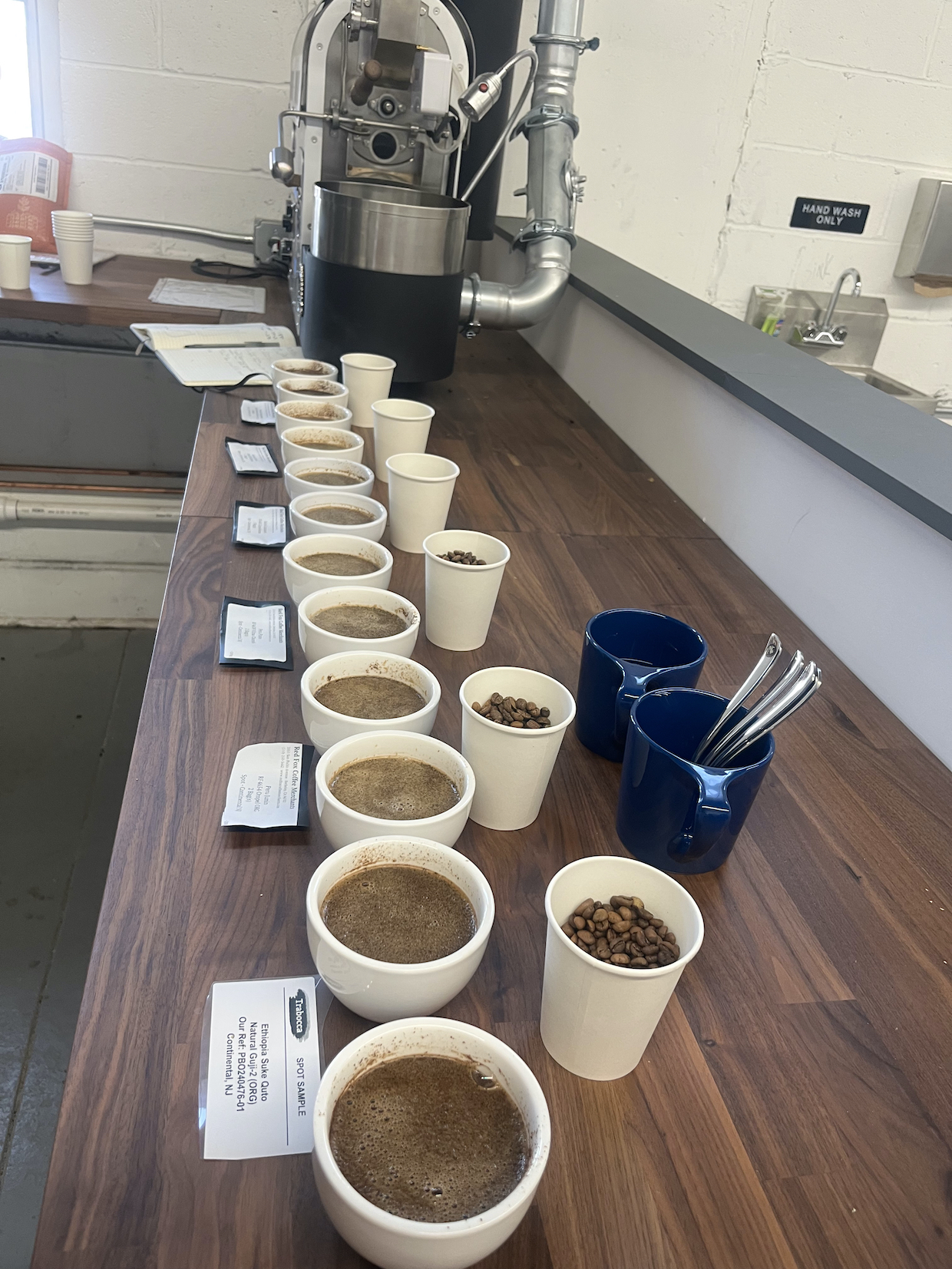 Gridworks Coffee Jersey cupping