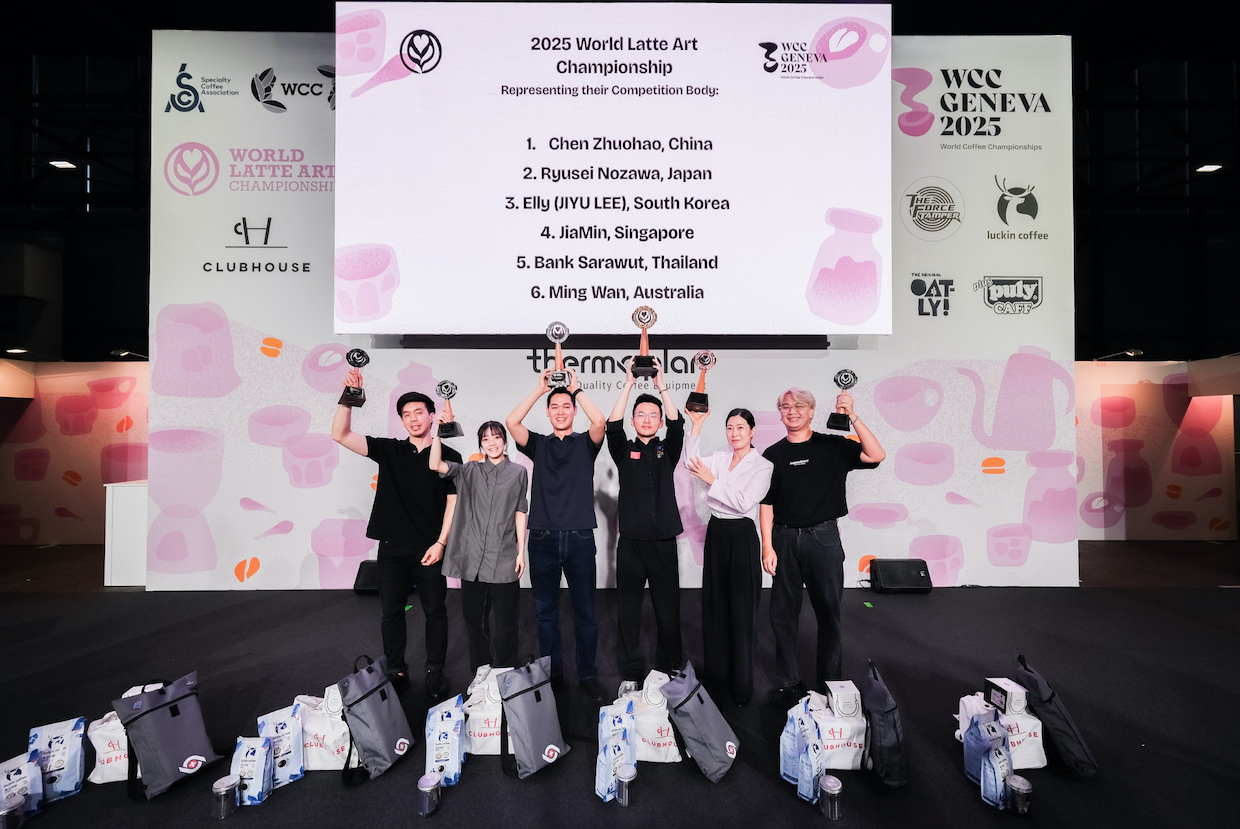 4 New World Espresso Champions Topped in Geneva