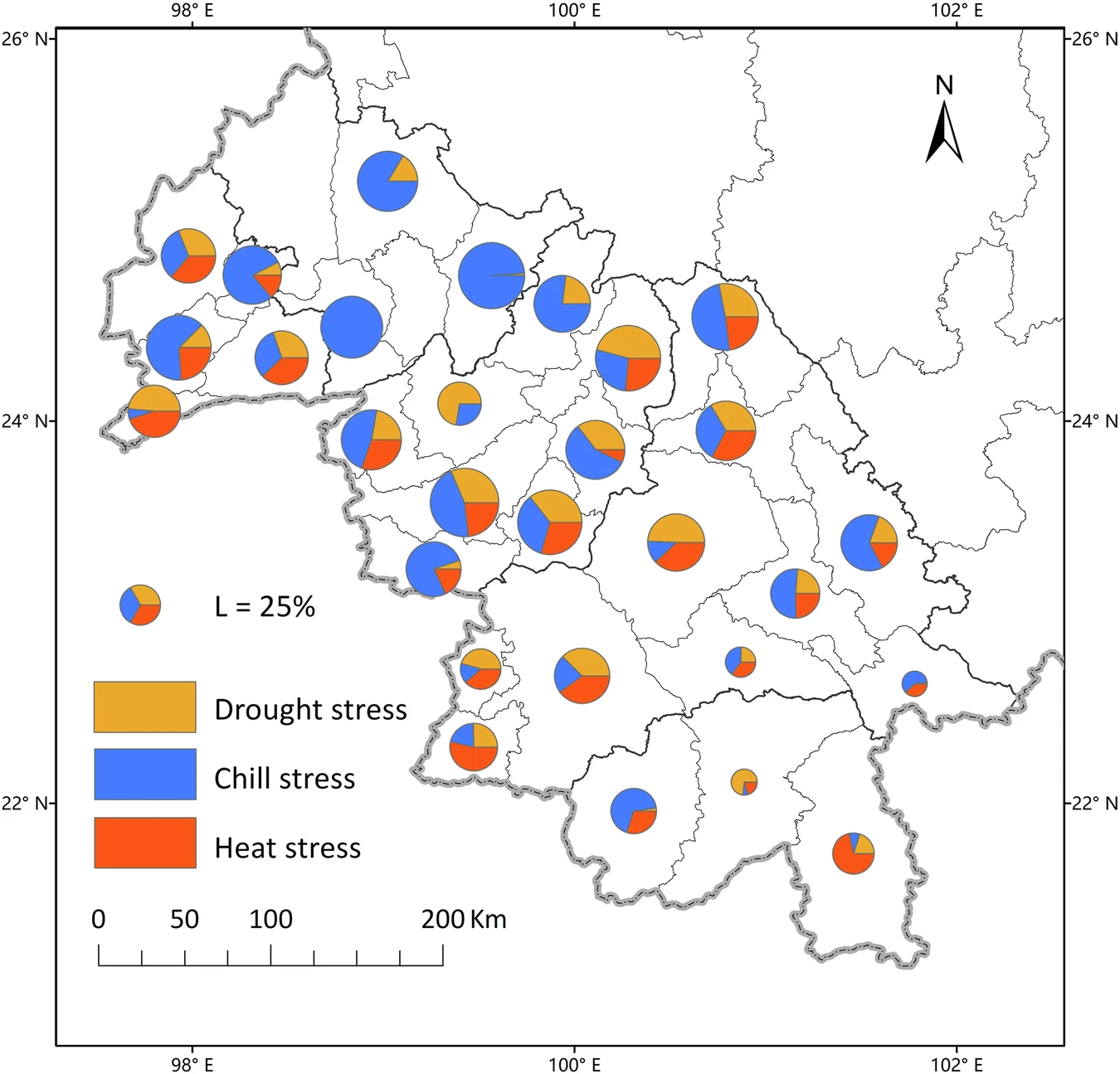 China coffee climate map