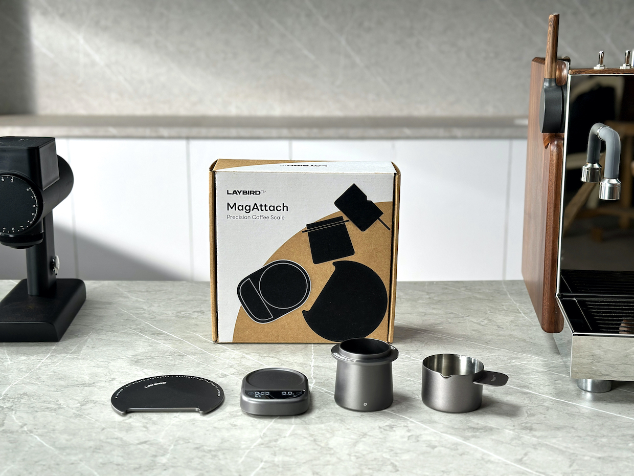 Laybird Launches with the MagAttach Magnetic Coffee Scale