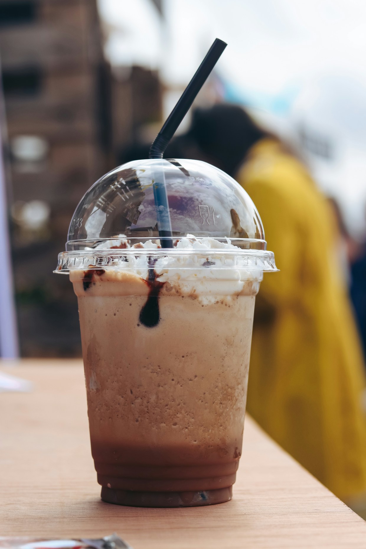 blended frozen coffee