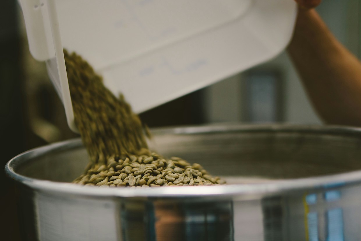 green coffee roaster