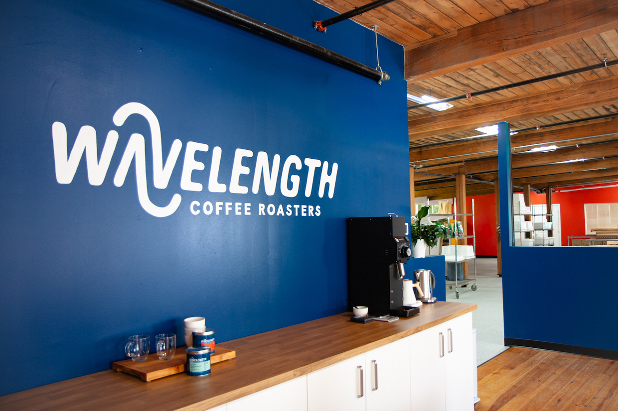Wavelength Coffee inside