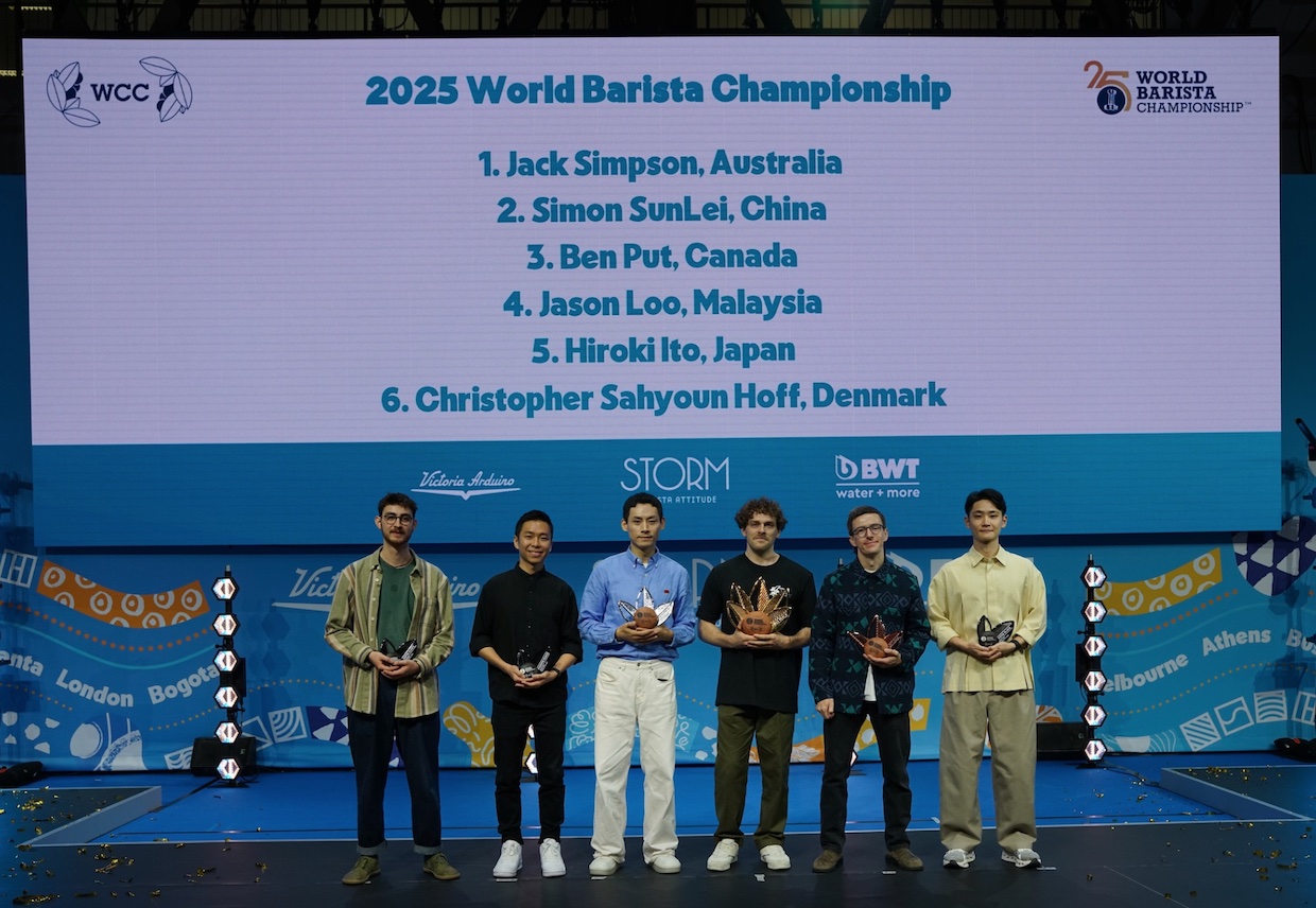 Jack Simpson of Australia is the 2025 World Barista Champion