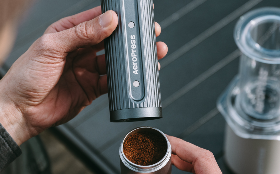 AeroPress Launches the Compact Manual Grinder
