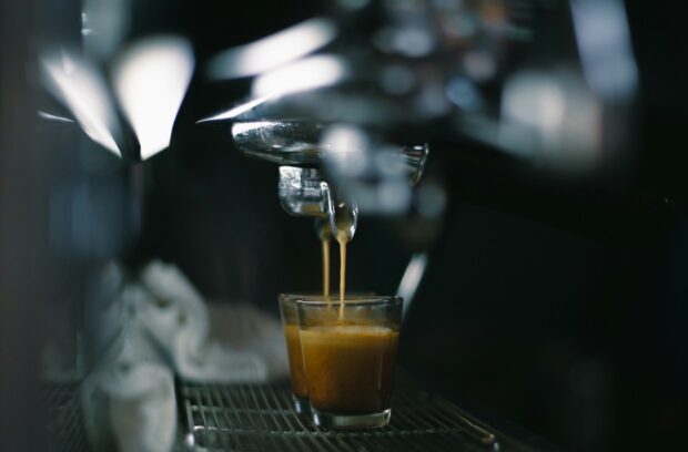 espresso stock photo