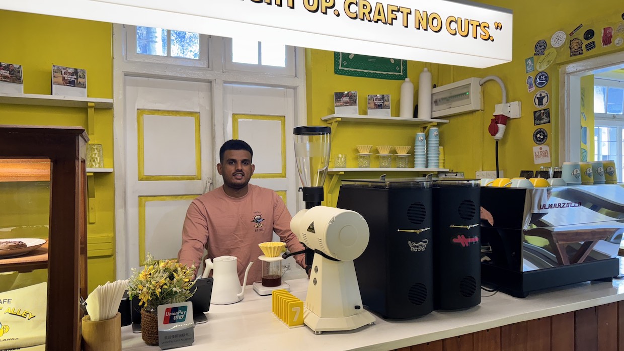 Three Questions with Dilshan “Arty” Ranaweera of Cafe Secret Alley in Sri Lanka