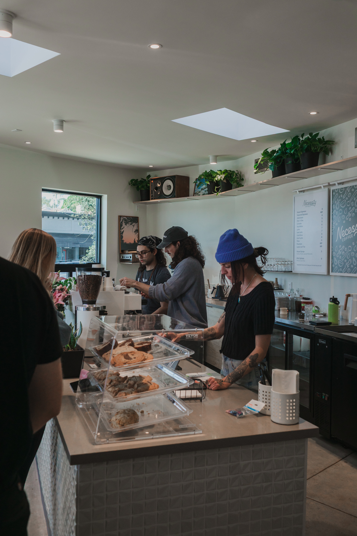 3 Necessity Coffee Roasters bar