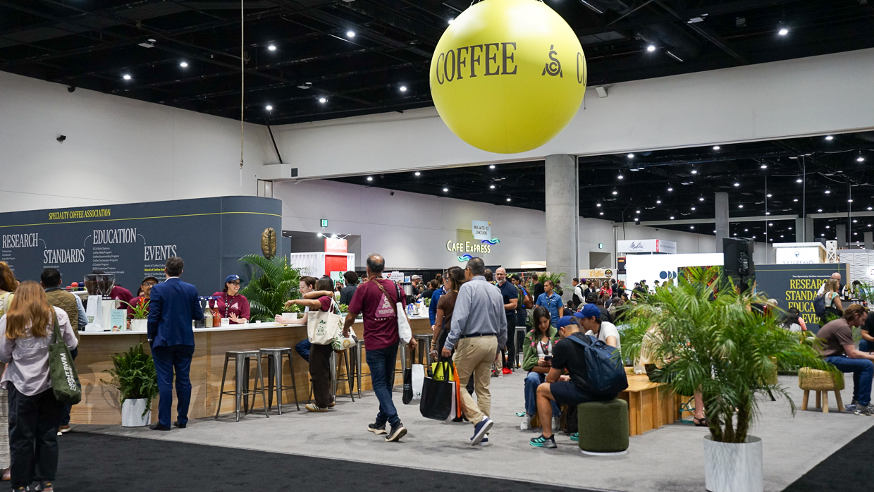 Scenes from World of Coffee San Diego