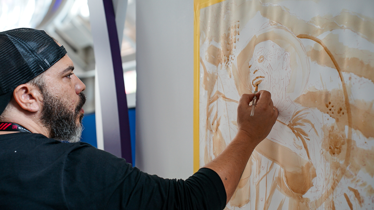 Scenes from World of Coffee San Diego