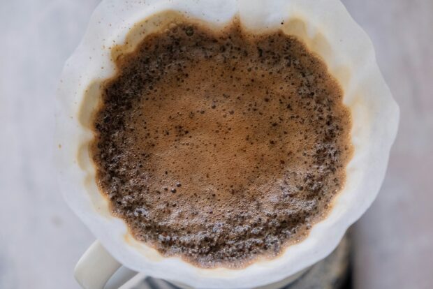 coffee grounds used