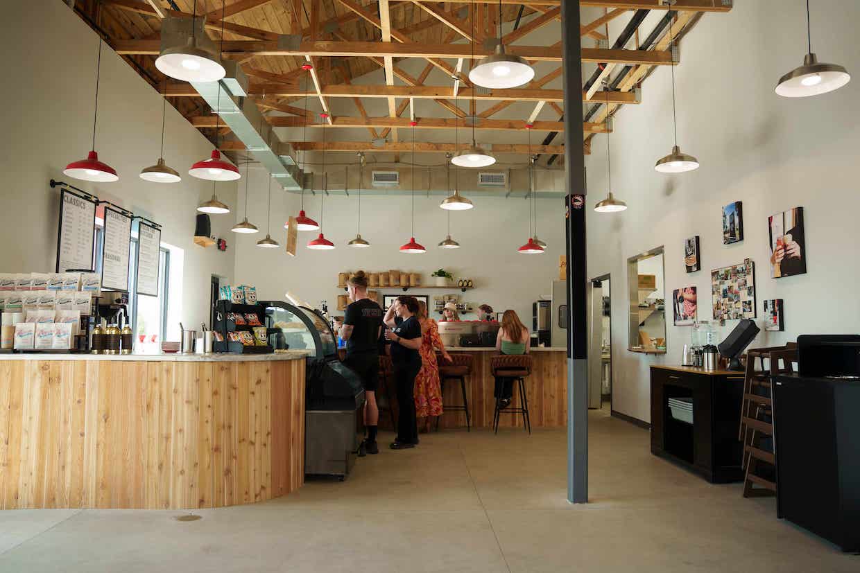 Pinup Coffee Sherwood inside