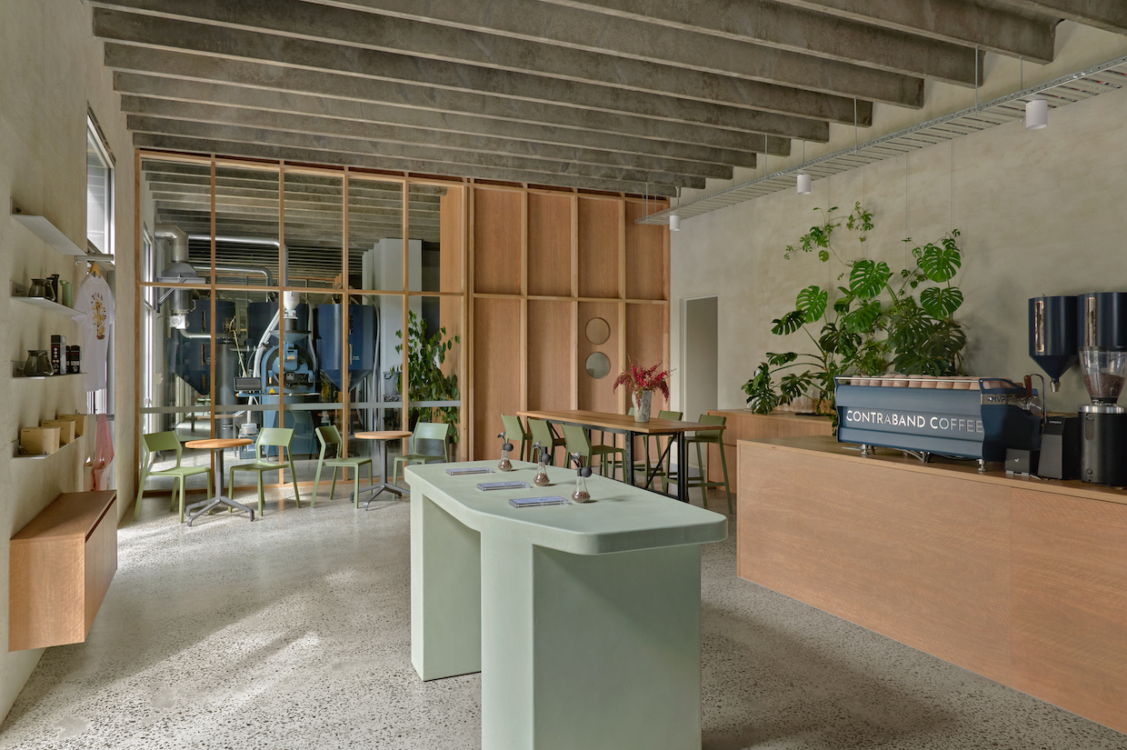 Design Details: Restrained Industrial Reuse at Contraband Coffee in Melbourne