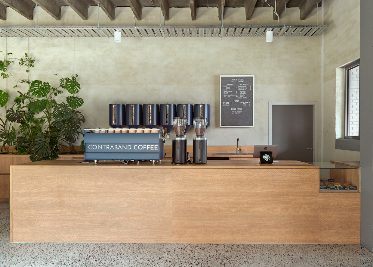 Design Details: Restrained Industrial Reuse at Contraband Coffee in Melbourne