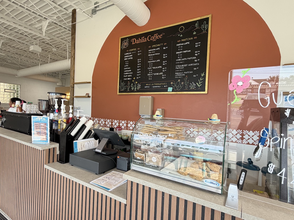 Dahlia Coffee Cleveland menu