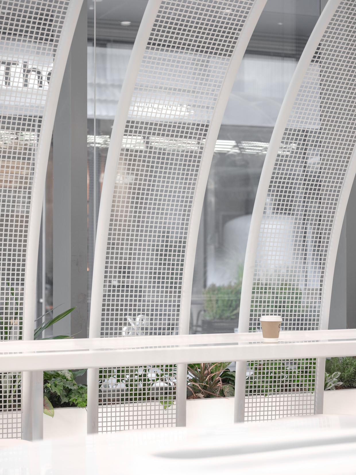 Design Details: The Calming Mesh Tunnel at % Arabica Shanghai