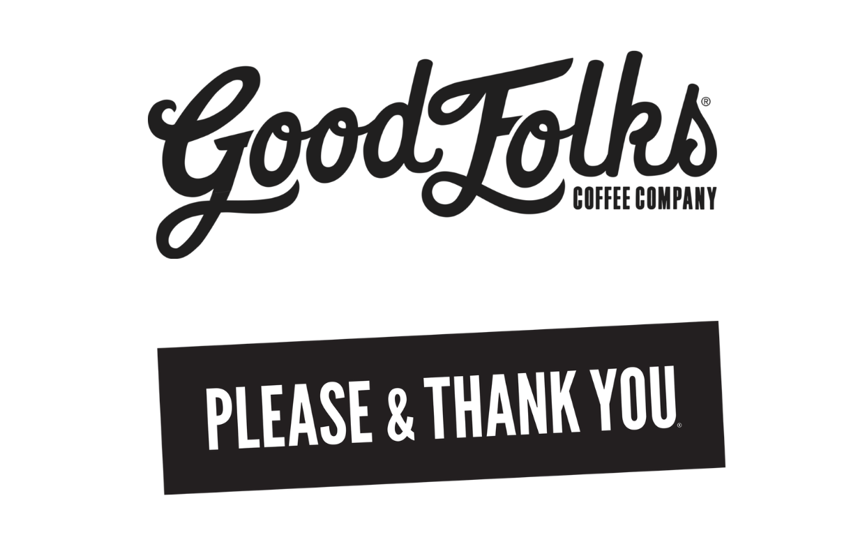 Good Folks Please and Thank you Louisville logos