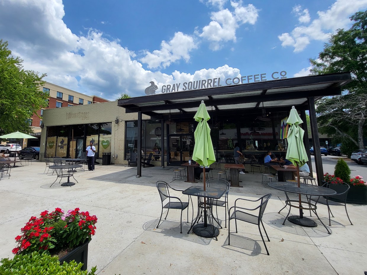Gray Squirrel Coffee Carrboro main street
