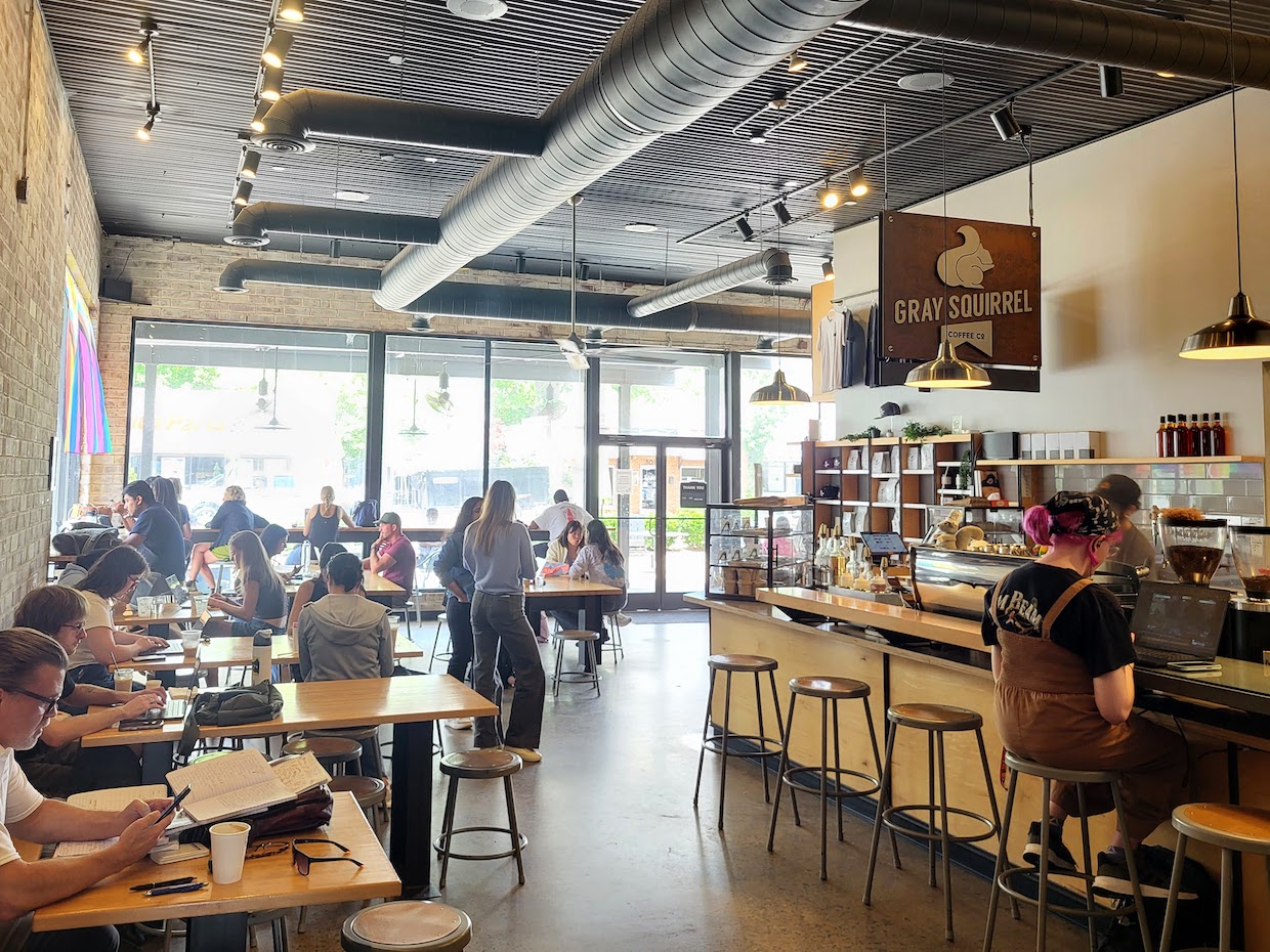 Gray Squirrel Coffee Carrboro original