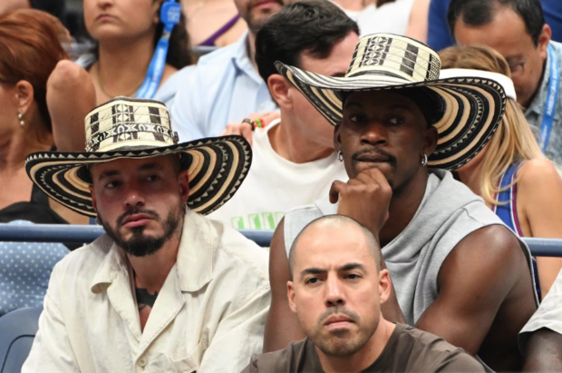 J Balvin Jimmy Butler US Open